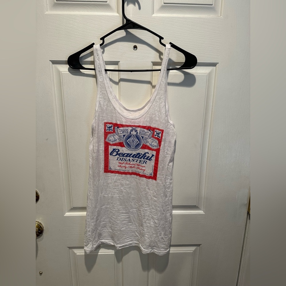 Beautiful Disaster razor back tank